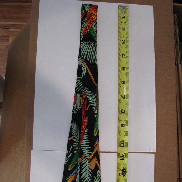 100% Silk Men's Tie Parrot themed by Rosetti 1E - Picture 5 of 7